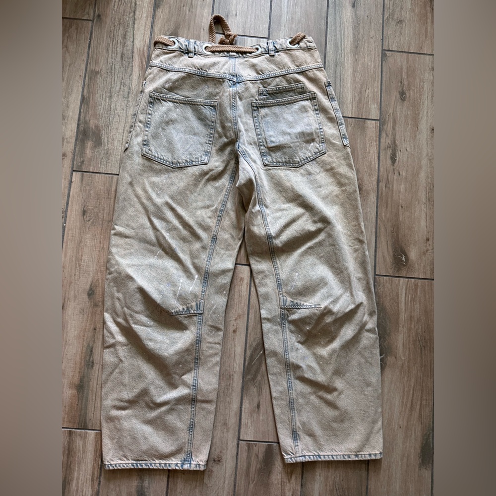 Free People Low Slung Moxie Barrel Jeans - Picture 2 of 3